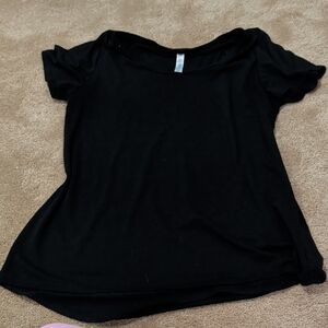 LuLaRoe Black Short Sleeve Top